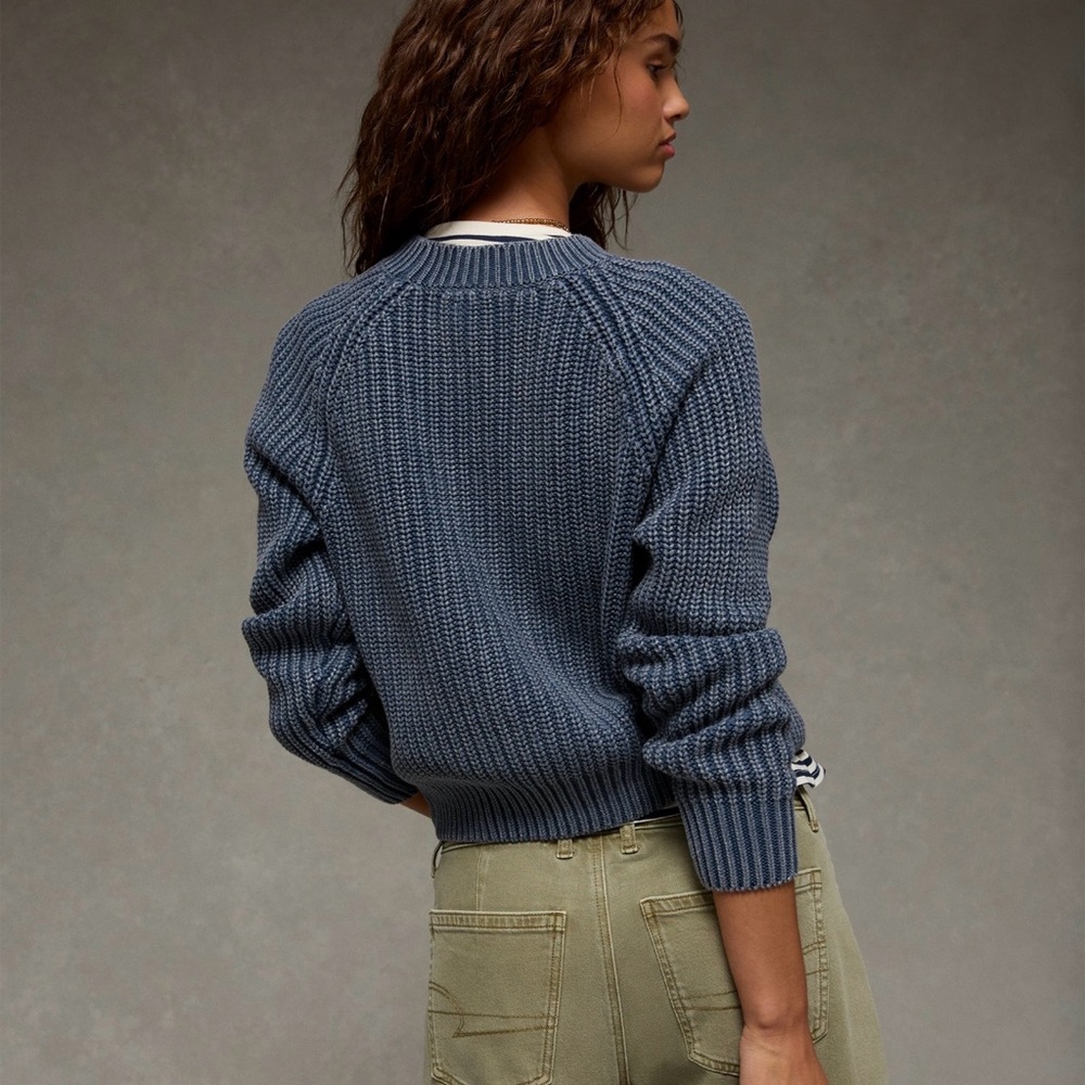 American Eagle Outfitters Slate Blue Sweater